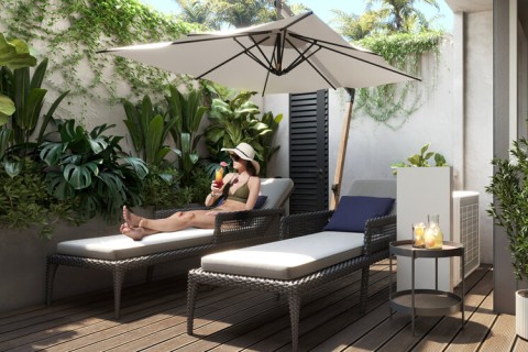 Студия в Dominion Rawai, Пхукет, Таиланд, 31 м2