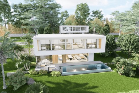 Вилла с бассейном в Clover Residence, Пхукет, Таиланд, 403 м2