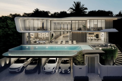 Вилла с бассейном в Clover Residence, Пхукет, Таиланд, 403 м2