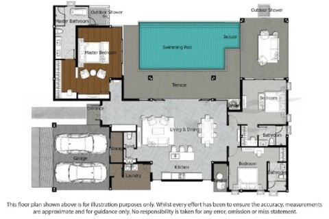 Вилла с бассейном в The Breeze Villas, Пхукет, Таиланд, 432 м2