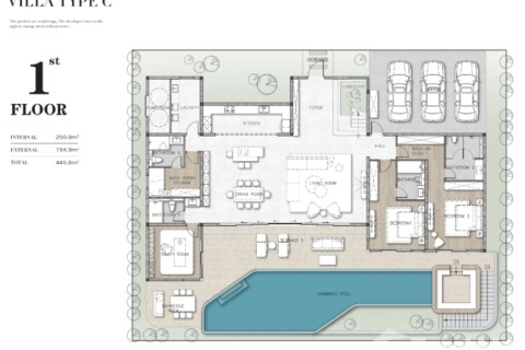 Вилла с бассейном в Ayana Luxury Villas, Пхукет, Таиланд, 584 м2