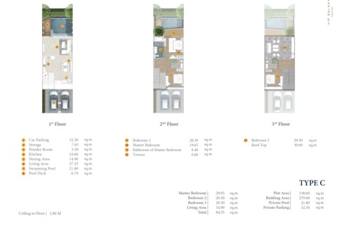 Таунхаус с бассейном в VIP Galaxy Villas Rawai, Пхукет, Таиланд, 279 м2