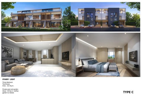 Таунхаус с бассейном в VIP Galaxy Villas Rawai, Пхукет, Таиланд, 212 м2