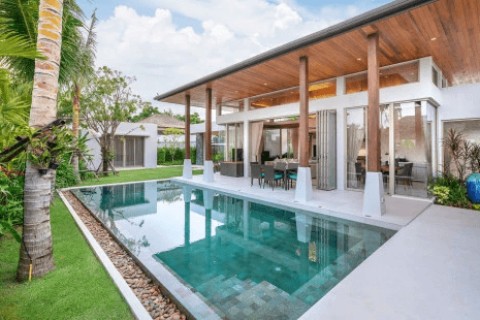 Вилла с бассейном в Botanica Lakeside, Пхукет, Таиланд, 422 м2