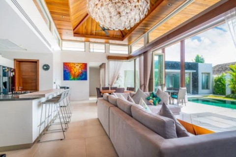 Вилла с бассейном в Botanica Lakeside, Пхукет, Таиланд, 422 м2