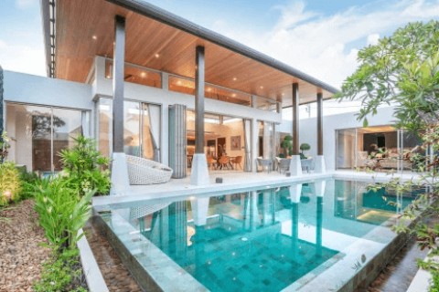 Вилла с бассейном в Botanica Lakeside, Пхукет, Таиланд, 422 м2