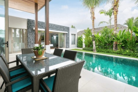 Вилла с бассейном в Botanica Lakeside, Пхукет, Таиланд, 422 м2