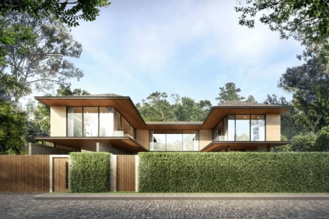 Вилла с бассейном в Highland Park Residences, Пхукет, Таиланд, 449 м2