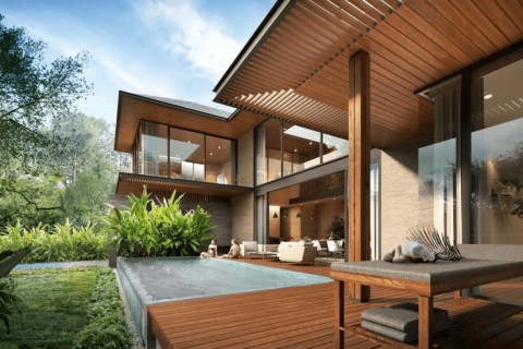 Вилла с бассейном в Highland Park Residences, Пхукет, Таиланд, 449 м2