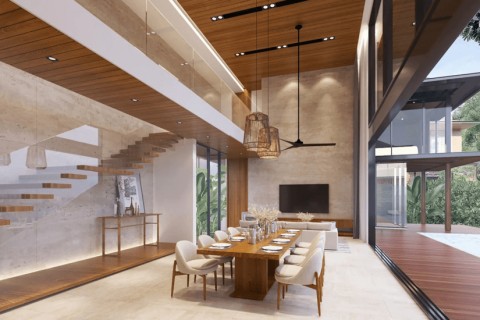 Вилла с бассейном в Highland Park Residences, Пхукет, Таиланд, 545 м2