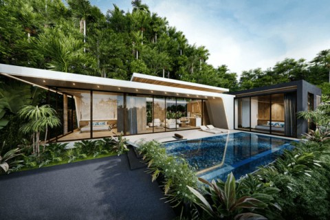 Вилла с бассейном в Aileen Villas Naithon, Пхукет, Таиланд, 180 м2