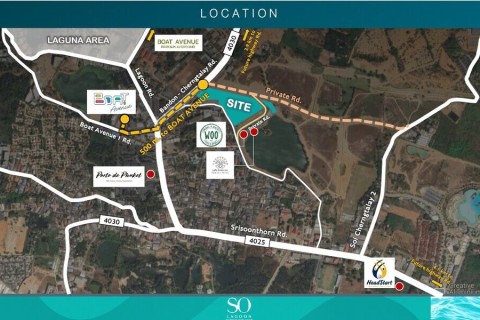 Студия в So Lagoon Cherngtalay, Пхукет, Таиланд, 26 м2