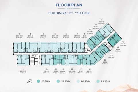 3-комнатная квартира в So Lagoon Cherngtalay, Пхукет, Таиланд, 105 м2