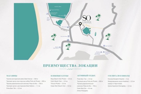 3-комнатная квартира в So Lagoon Cherngtalay, Пхукет, Таиланд, 105 м2