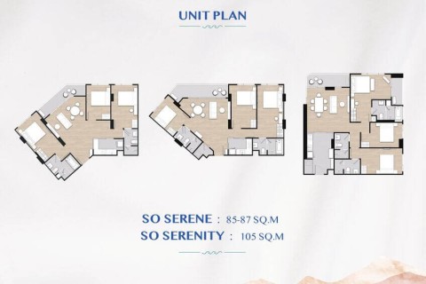 3-комнатная квартира в So Lagoon Cherngtalay, Пхукет, Таиланд, 105 м2