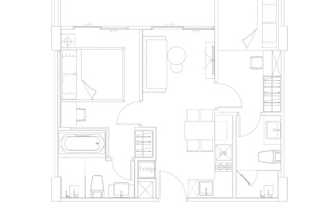 2-комнатная квартира в Fantasea Condo Rawai, Пхукет, Таиланд, 52 м2