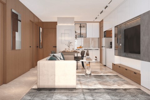 2-комнатная квартира в Fantasea Condo Rawai, Пхукет, Таиланд, 52 м2