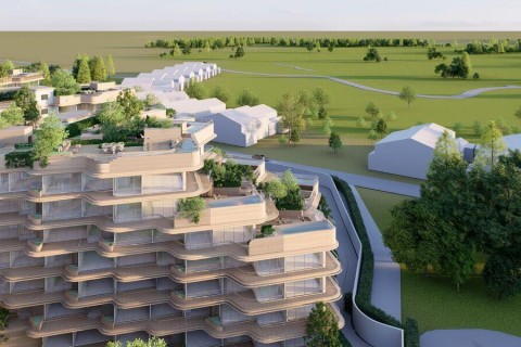 3-комнатный пентхаус с бассейном в Laguna Golf Residences Hibiscus, Пхукет, Таиланд, 229 м2