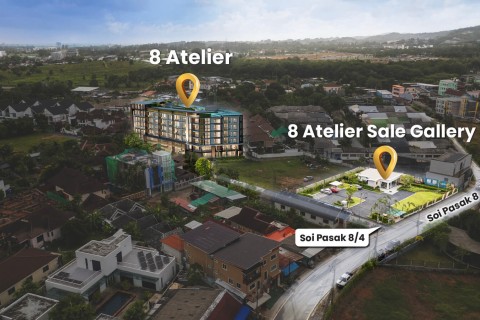3-комнатный пентхаус с бассейном в 8 Atelier Residence, Пхукет, Таиланд, 276 м2