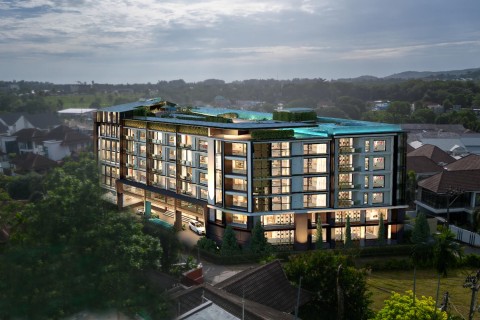 3-комнатный пентхаус с бассейном в 8 Atelier Residence, Пхукет, Таиланд, 276 м2