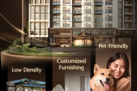 3-комнатный пентхаус с бассейном в 8 Atelier Residence, Пхукет, Таиланд, 276 м2