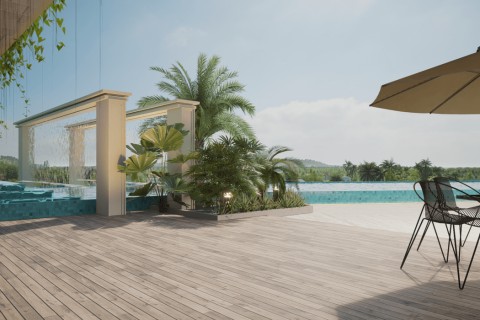 3-комнатный пентхаус с бассейном в 8 Atelier Residence, Пхукет, Таиланд, 276 м2