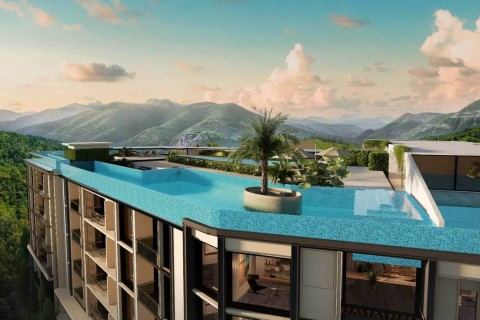 3-комнатный пентхаус с бассейном в 8 Atelier Residence, Пхукет, Таиланд, 276 м2