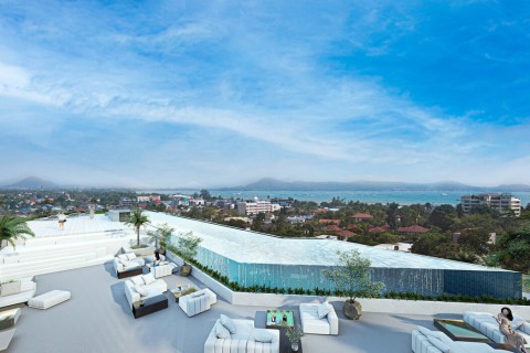 Студия в Next Point Condominium, Пхукет, Таиланд, 35 м2