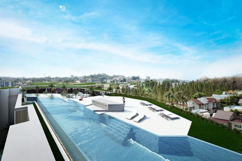 1-комнатная квартира в Next Point Condominium, Пхукет, Таиланд, 50 м2