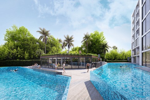 1-комнатная квартира в Next Point Condominium, Пхукет, Таиланд, 50 м2
