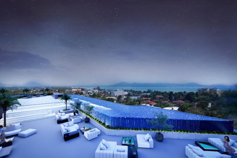 1-комнатный пентхаус в Next Point Condominium, Пхукет, Таиланд, 69 м2