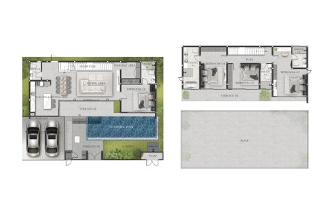 Вилла с бассейном в Capella Villas, Пхукет, Таиланд, 327 м2